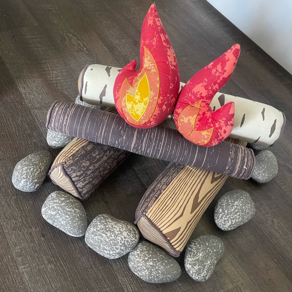 Land of nod stuffed campfire